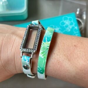 Origami Owl tropical wrap bracelet new never used